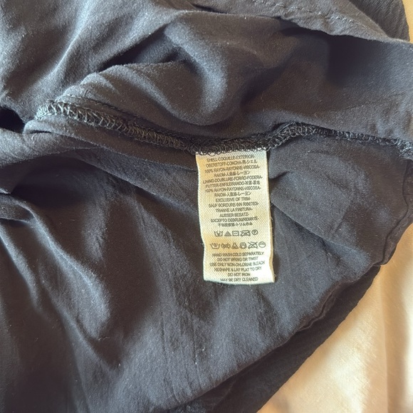 Free people black mini dress crochet waist vneck coverup - Picture 5 of 7